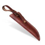 Pochwa skórzana BPS Knives na nóż SH06 Brązowa uniwersalna - obrazek 2