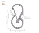 Tytanowy Karabińczyk RovyVon Model U8 z Otwieraczem do Butelek - obrazek 3