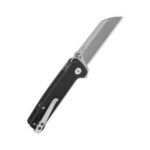 Nóż składany QSP Knife Penguin QS130BL-A1 Button Lock Stonewashed 14C28N Black G10 - obrazek 3