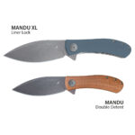 Nóż Składany Trollsky Knives Mandu XL Liner Lock Satin MagnaCut Black CarbonTex G10 - obrazek 7