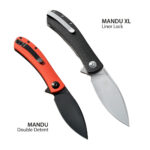 Nóż Składany Trollsky Knives Mandu XL Liner Lock Satin MagnaCut Black CarbonTex G10 - obrazek 8