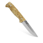 Nóż Peltonen Knives M07 Full Tang Ranger Puukko Sissipuukko FJP500 Stal Nierdzewna 14C28N Rękojeść Brzoza Karelska Brązowa Pochwa Skórzana - obrazek 3