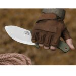 Nóż Petrified Fish EEL PFH01 GRW Stonewashed 9CR18MOV Green G10 Handle Green G10 Sheath - obrazek 5