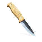 Nóż Arctic Legend Hiker's Knife Full Tang Stal Węglowa Brzoza Karelska Skórzana Pochwa - obrazek 3