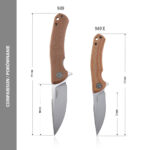 Nóż składany Petrified Fish Warrior X PF-949X KM Khaki Micarta - obrazek 2