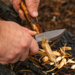 Nóż Bushcraftowy BPS Knives Bushmate 2.0 by DBK ze Skórzaną Pochwą i Krzesiwem - obrazek 4