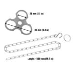 Uchwyt Na Trójnóg Kempingowy/ Bushcraftowy BPS Knives Camping Tripod Board z Łańcuchem i Skórzanym Etui - obrazek 7