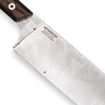 Nóż Kuchenny BPS Knives Rosemary Umber - Wersja Limitowana | Stal Nierdzewna 5Cr14MoV Drewno Dębu Bagiennego Czarna Skórzana Pochwa - obrazek 6