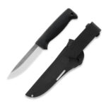 Nóż Peltonen Knives M07 Ranger Puukko Sissipuukko FJP257 Stal N690 PTFE Czarna Rękojeść TPE Czarna Pochwa Kompozytowa