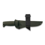 Nóż Peltonen Knives M07 Ranger Puukko Sissipuukko FJP259 Stal N690 PTFE Zielona Rękojeść TPE Zielona Pochwa Kompozytowa - obrazek 3