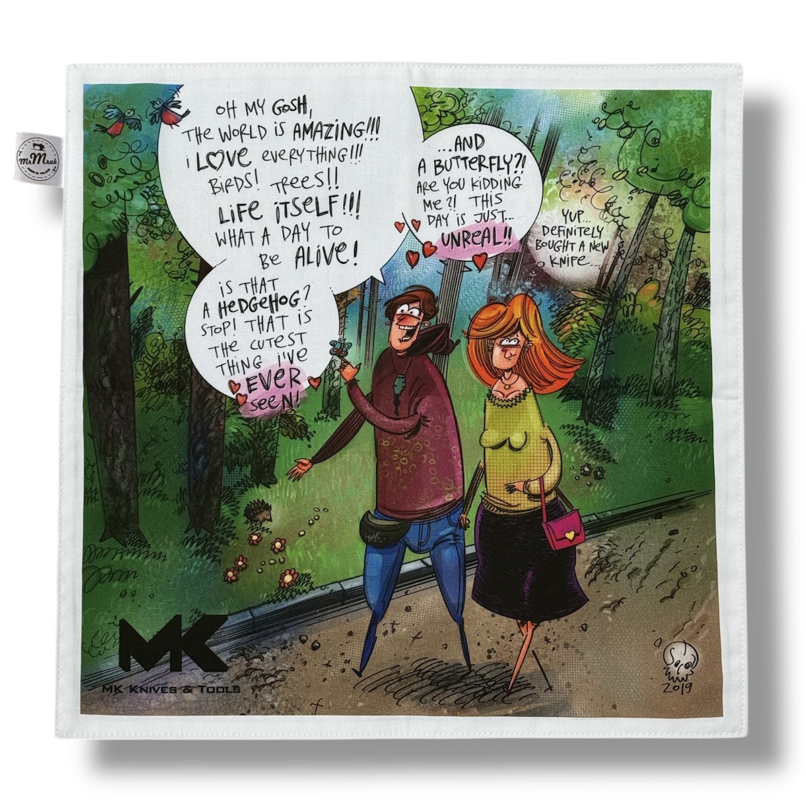 MK-Knives-Tools-Hankie-EDC-MK-00.0040-New-Knife-Scratches-01.jpg MK Knives & Tools Chusteczka EDC "New Knife / Scratches" by Mr. Mruk - obrazek 1