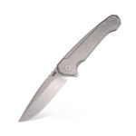 Nóż Składany MK Knives & Tools Ingeni Gray | Stonewashed CPM-S90V Grey Titanium Flipper Frame Lock