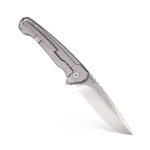 Nóż Składany MK Knives & Tools Ingeni Gray | Stonewashed CPM-S90V Grey Titanium Flipper Frame Lock - obrazek 2