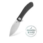Nóż Składany Trollsky Knives Mandu EVO MTE008 Liner Lock Satin 14C28N Black Micarta
