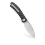 Nóż Składany Trollsky Knives Mandu EVO MTE008 Liner Lock Satin 14C28N Black Micarta - obrazek 2