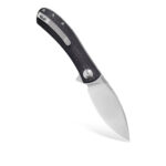 Nóż Składany Trollsky Knives Mandu EVO MTE013 Liner Lock Satin MagnaCut Black CarbonTex G10 - obrazek 4