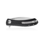 Nóż Składany Trollsky Knives Mandu EVO MTE013 Liner Lock Satin MagnaCut Black CarbonTex G10 - obrazek 2