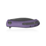 Nóż Składany Trollsky Knives Mandu EVO MTE014 Liner Lock Black Stonewashed MagnaCut Purple G10 - obrazek 3