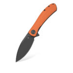 Nóż Składany Trollsky Knives Mandu EVO MTE015 Liner Lock Black Stonewashed MagnaCut Orange G10 - obrazek 3