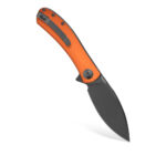 Nóż Składany Trollsky Knives Mandu EVO MTE015 Liner Lock Black Stonewashed MagnaCut Orange G10 - obrazek 4