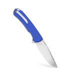 Nóż Składany MK Knives & Tools Humbler 'Skyline' Satin MagnaCut Blue CarbonTex G10 Flipper Liner Lock - obrazek 3