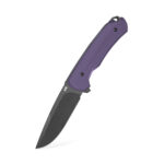 Nóż Składany MK Knives & Tools Humbler 'Nightberry' Black Stonewashed MagnaCut Purple G10 Flipper Liner Lock