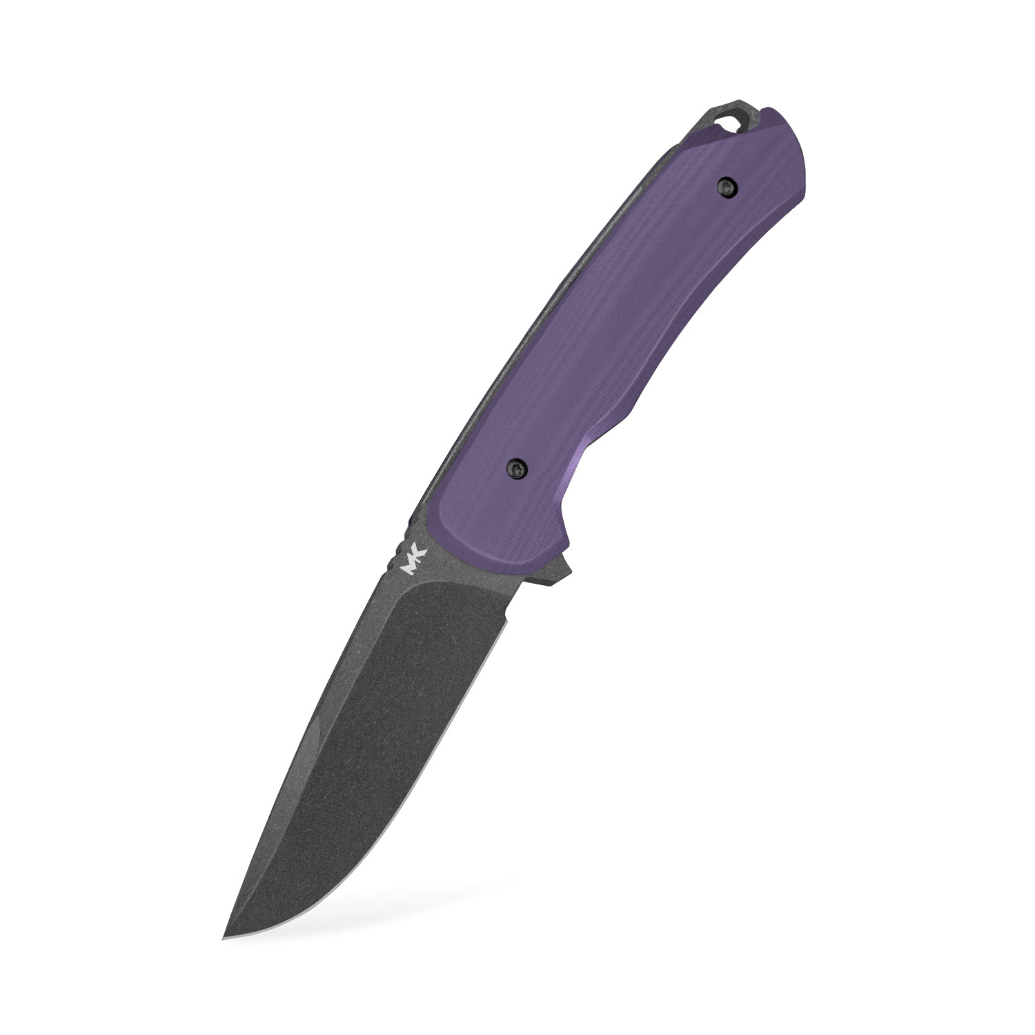 MK-Knives-Tools-Humbler-MK-02FBP003-Nightberry-01.jpg Nóż Składany MK Knives & Tools Humbler 'Nightberry' Black Stonewashed MagnaCut Purple G10 Flipper Liner Lock - obrazek 1